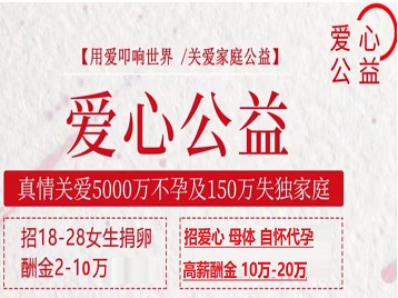 神池捐卵助孕生子 爱心志愿者招募